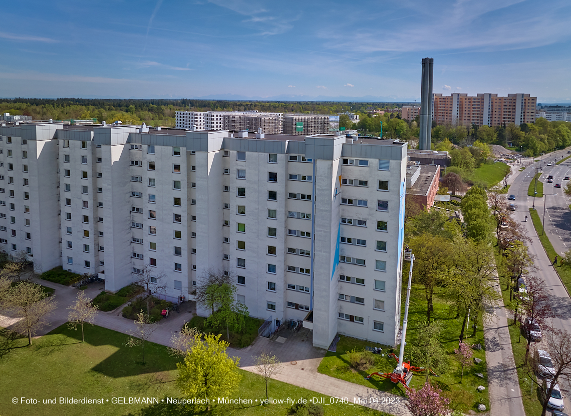 04.05.2023 - Graffiti am Karl-Marx-Ring 75 in Neuperlach